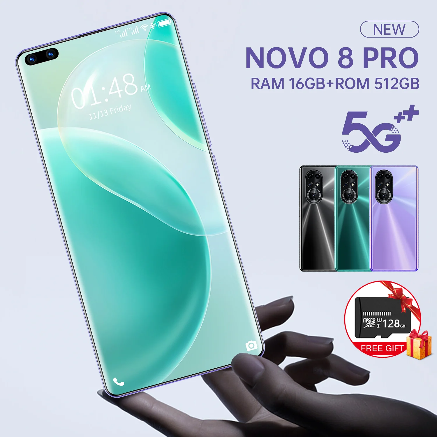 

Смартфон с экраном диагональю 7,3 дюйма, 16 ГБ + 512 ГБ