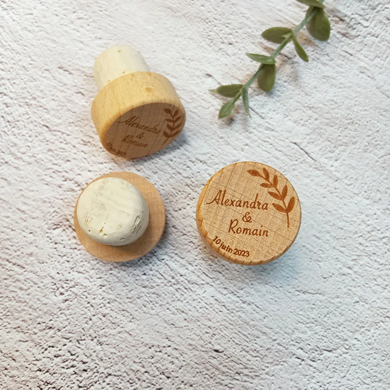 Изготовленные на заказ пробки для винных бутылок персонализированные