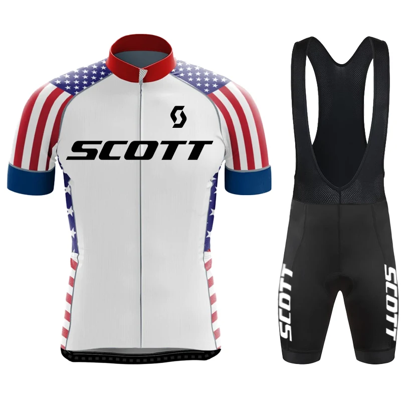 

Cycling Jersey 2022 Sports Set Mtb Male Clothing Clothes Man Summer Men Men's Suit Pro Bike Uniform Pants Teams Scott Team Bib