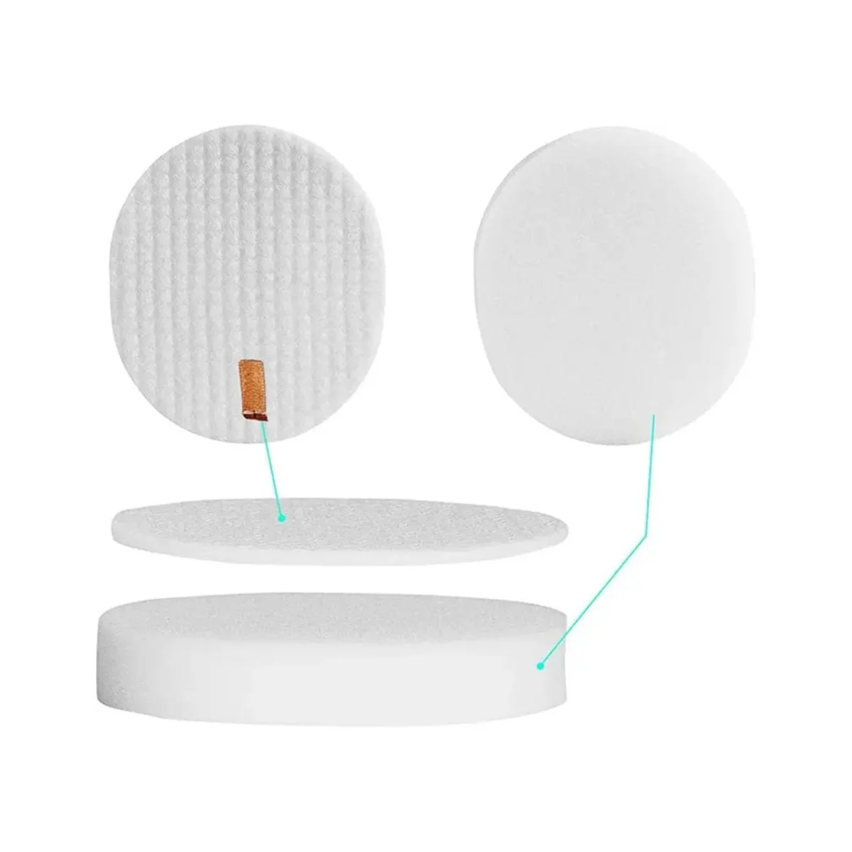 Вакуумный HEPA-фильтр хлопок для Navigator Professional NV70 NV71 NV80 NVC80C NV90 NV95 UV420 запасная часть