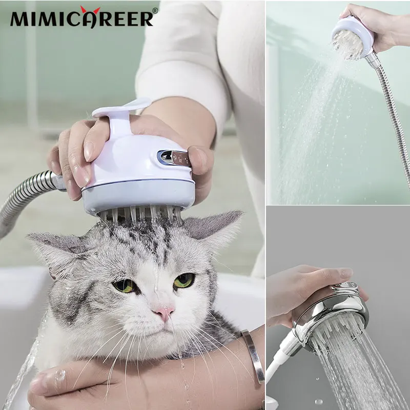 

Pet Shower Head Comfortable Massager Shower Tool Cleaning Washing Dogs Cats Pet Bath Sprinkler Grooming Cleaning Pet Supplies
