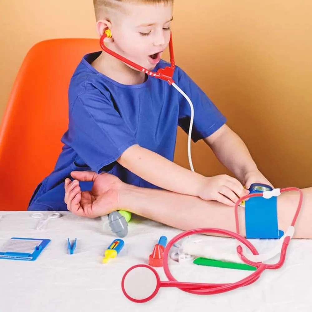 

Cosplay Stethoscope Toy Fashion Plastic DIY Simulation Doctor Toy Parent-child Games Multicolor Imitation Stethoscope Nurse