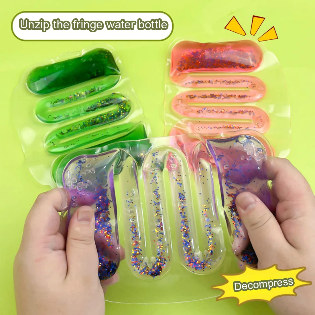 

1PC Sensory Stress Relief Bag Squeeze Fidget Toys For Kids Adults With Water Beads Relax Squishy Toy Birthday Gifts