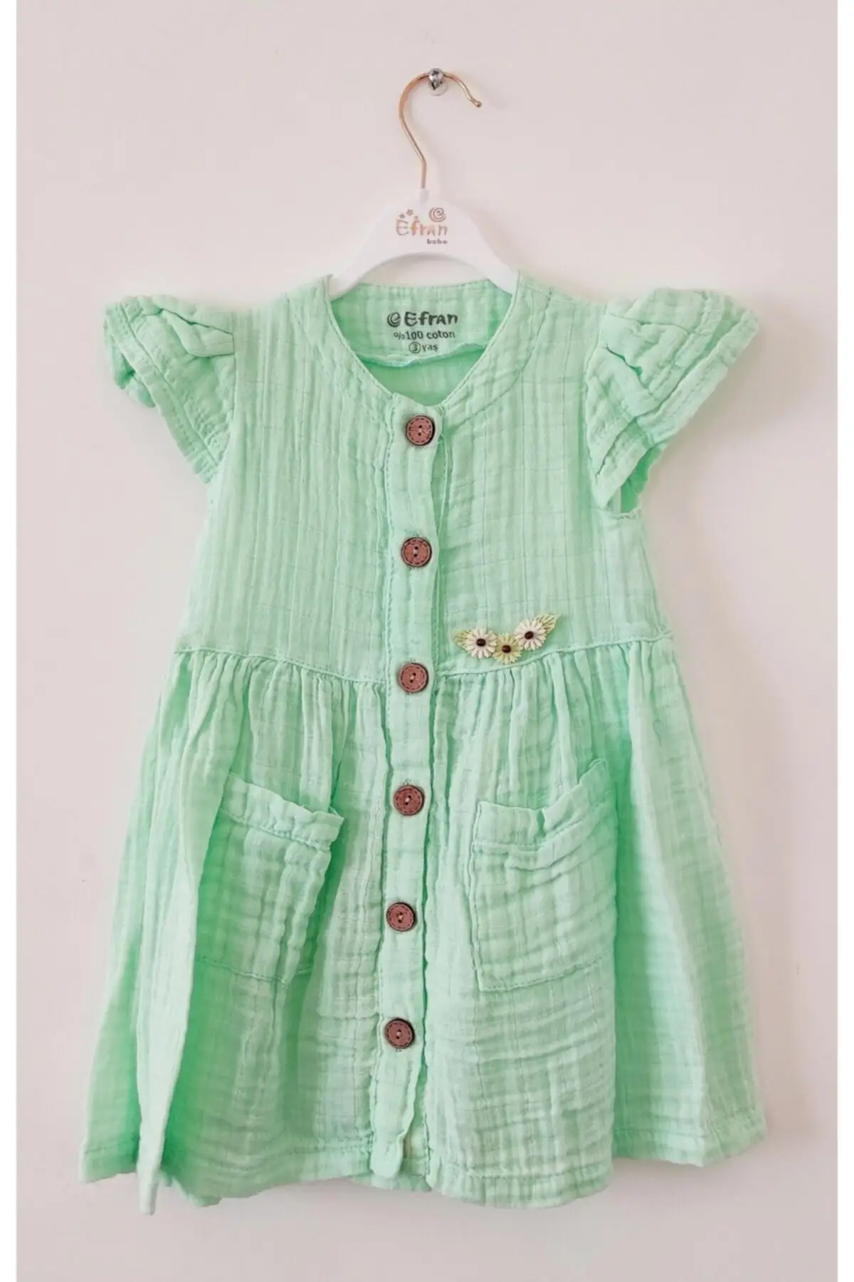 

Платье с пуговицами спереди для женщин и детей