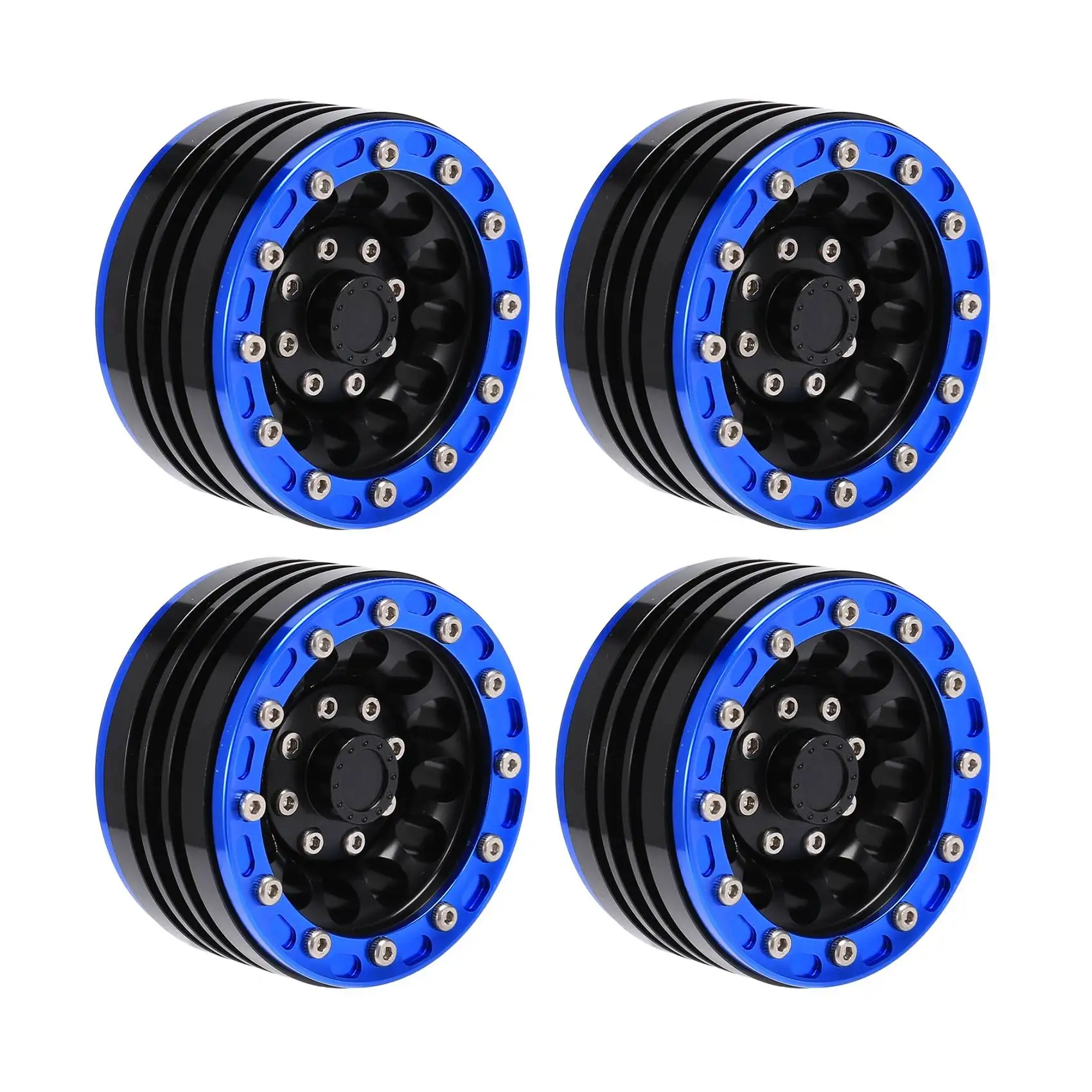 

Колесные диски 1,9 дюйма с Бусиной, 4 шт., из металлического сплава, ступицы для Axial Scx10 Tamiya CC01 D90 D110 1/10, Радиоуправляемый гусеничный автомобиль