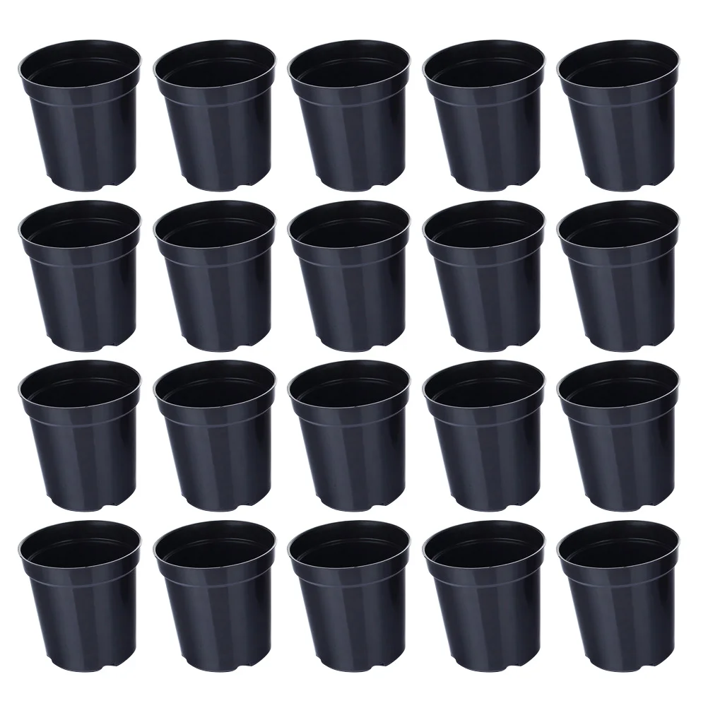 

20pcs Thicken Plant Nursery Pots Garden Flower Nursery Pots Plastic Planter Pots