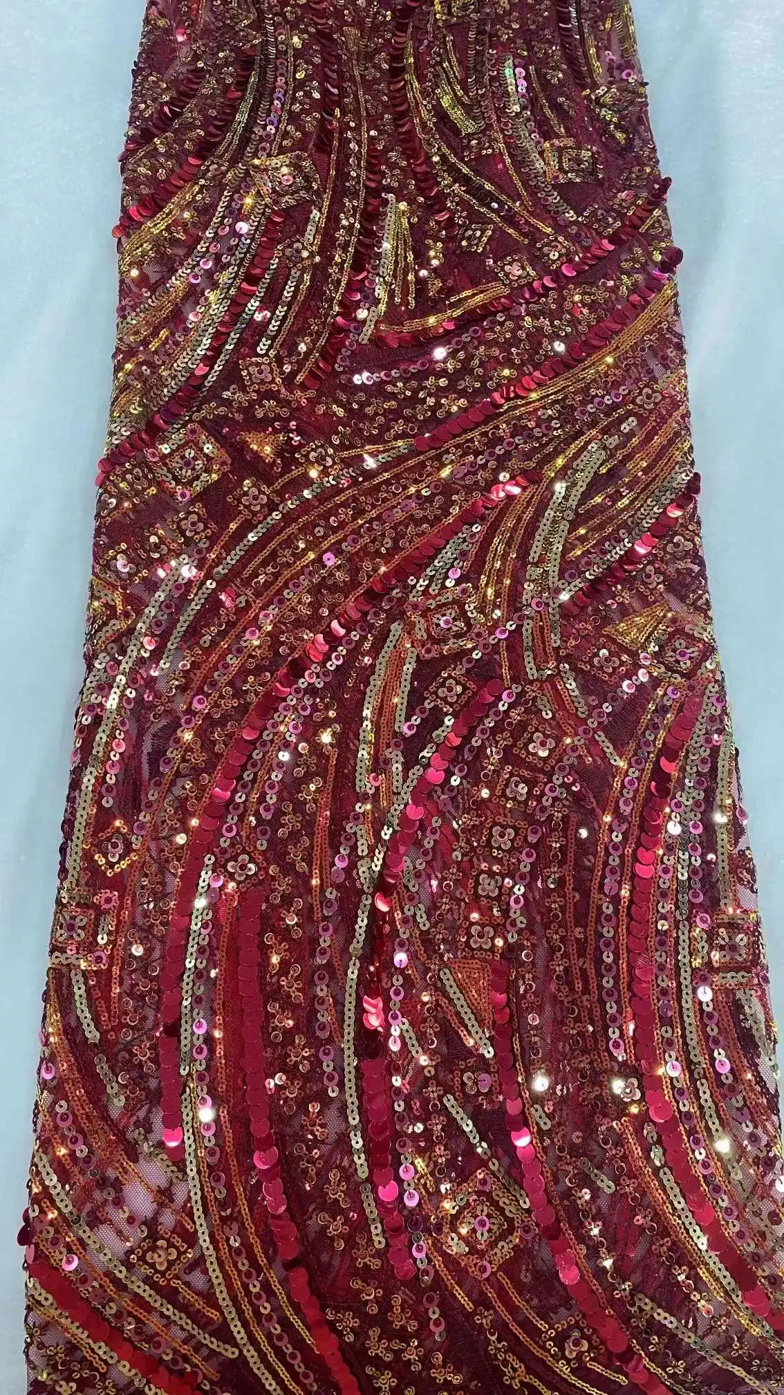 

Красивая вышитая ткань с блестками Африканское нигерийское кружево с блестками французское Тюлевое Сетчатое кружево для вечерних платьев. Свадебвечерние