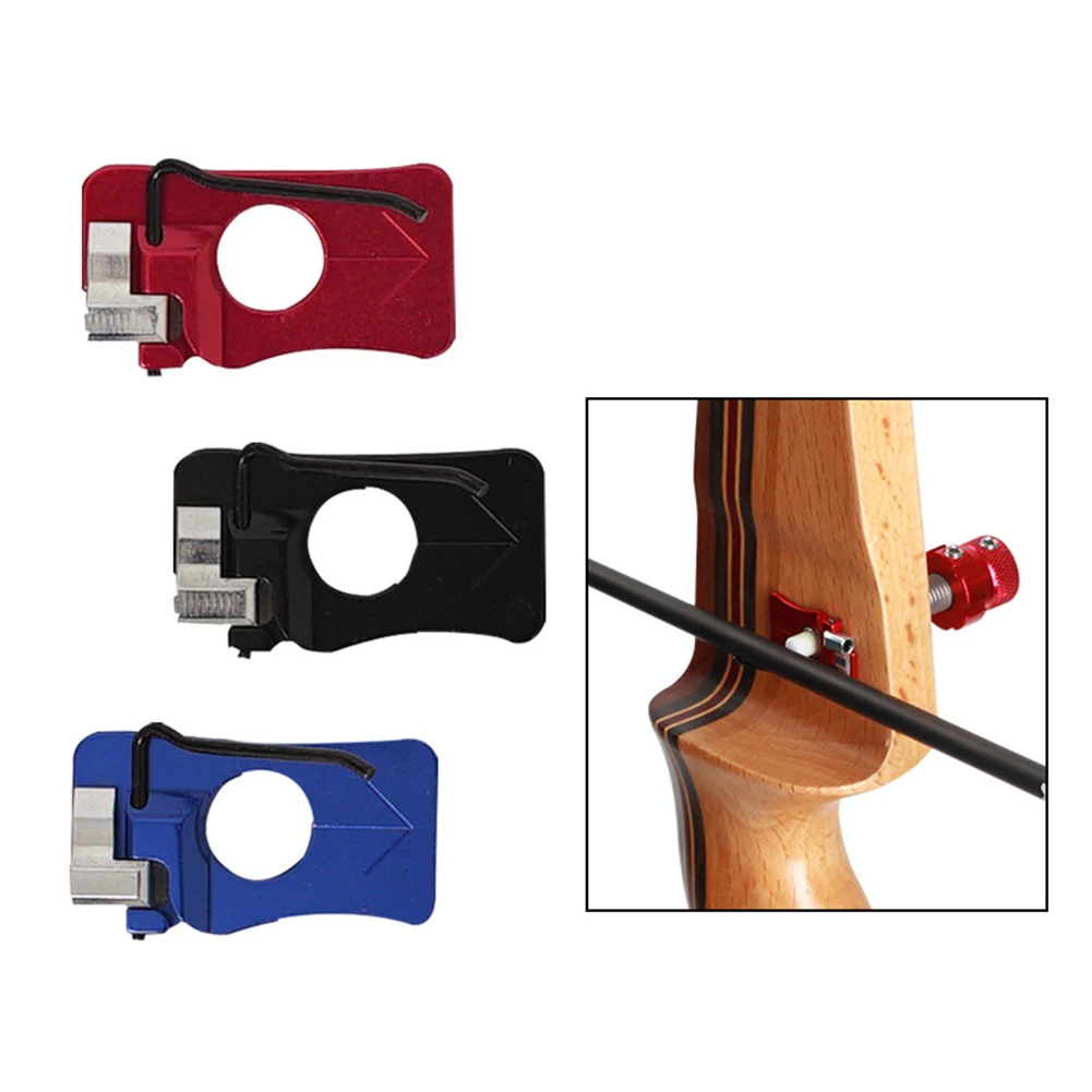 

1pc Archery Recurve Bow Arrow Rest Steel NeedleMagnetic Arrow Stand 2.6X1.5X1cm Increases Archery Accuracy Shooting Accessories