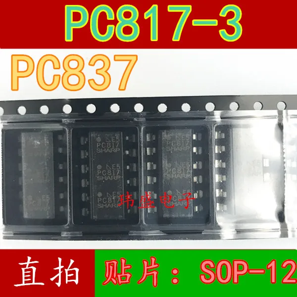 

10 шт./лот PC817 PC817-3 SOP-12 PC837