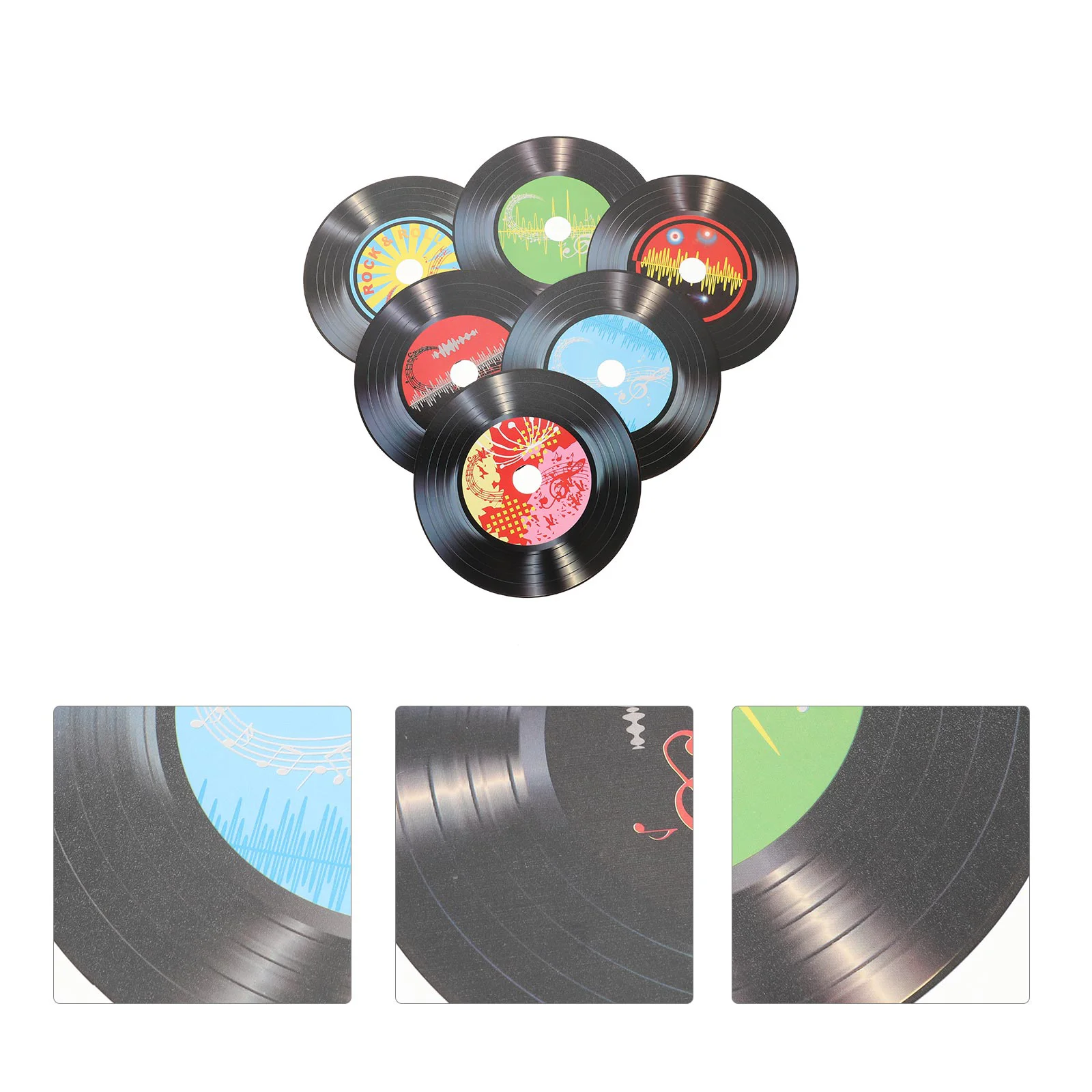 

Records Vinyl Wall Decor Party Decorations Record Aesthetic Disco Fake Montgomery Ricky Decorative Decoration Retro Music