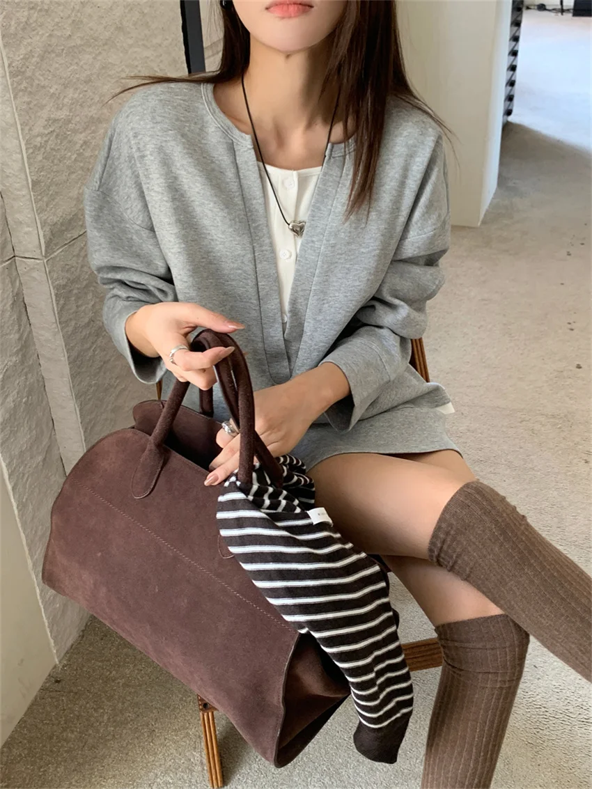 Минималистичные женские костюмы Alien Kitty повседневные универсальные толстовки