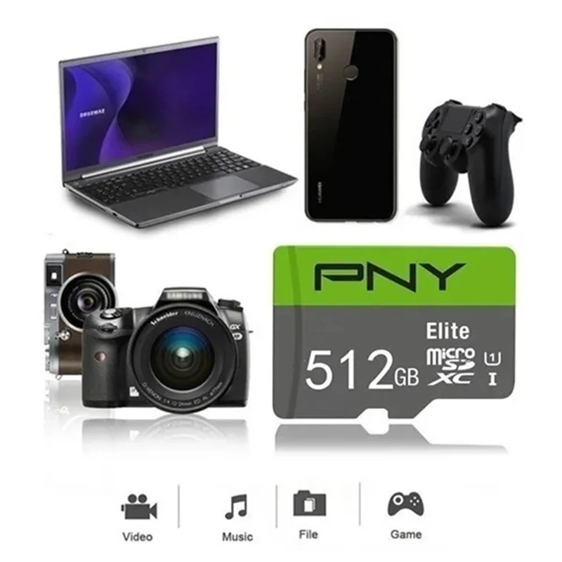 PNY Ultra Micro SD 128GB 32GB 64GB 256GB 1TB 512GB Micro SD Card SD/TF Flash Card Memory Card 32 64 128 gb microSD for Phone