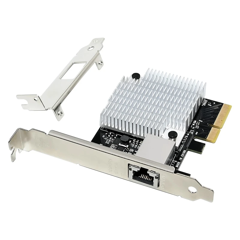 10-гигабитная PCIE сетевая карта с одним портом 10-гигабайтная Sunweit ST7357 AQC107S X4 легкая