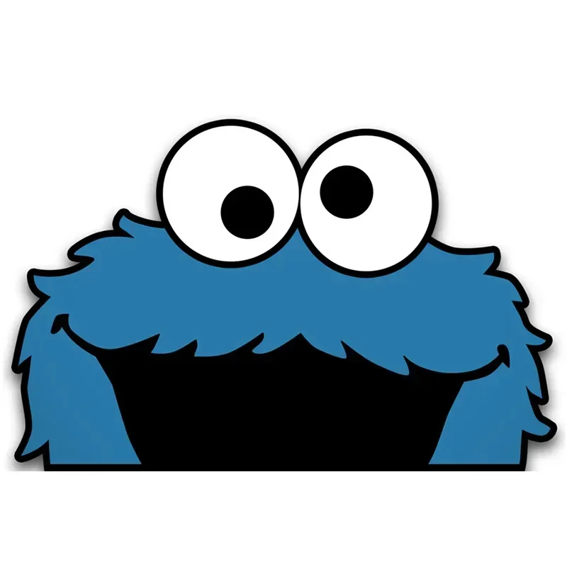 

Новый дизайн Love Eating Cookie Peek Monster автомобильная наклейка мультяшная виниловая наклейка аниме Стайлинг автомобиля водонепроницаемые автомобильные аксессуары