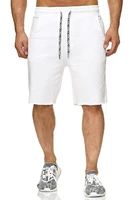 white shorts men cotton sweat shorts plus size shorts running sport shorts for men casual shorts men streetwear free shipping