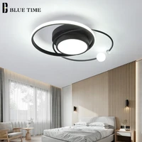modern blackwhite led ceiling light for living room bedroom dining room kitchen light ceiling lamp home indoor lighting fixture