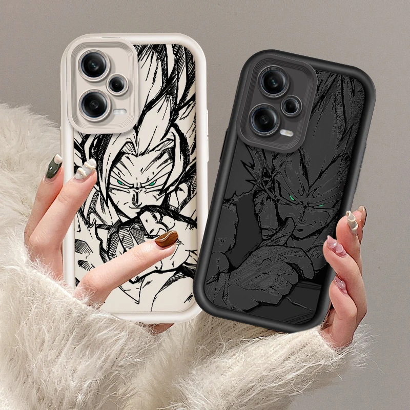 Комиксы D-Dragon Ball Saiyan Eye лестница для Xiaomi Redmi Note 13 12 12C 11 11S 10 10C 10A 9C 9A Pro чехол телефона