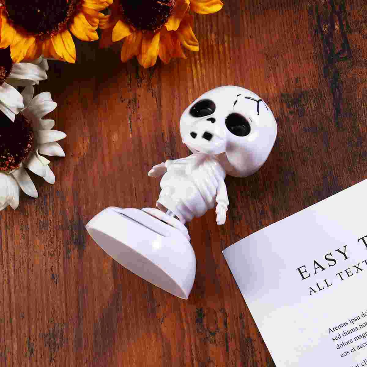 

Dashboard Solar Cardancingdoll Figures Shakinghead Bobblehead Bobbling Ornaments Ghost Ornamentparty Powered Decorationdesk