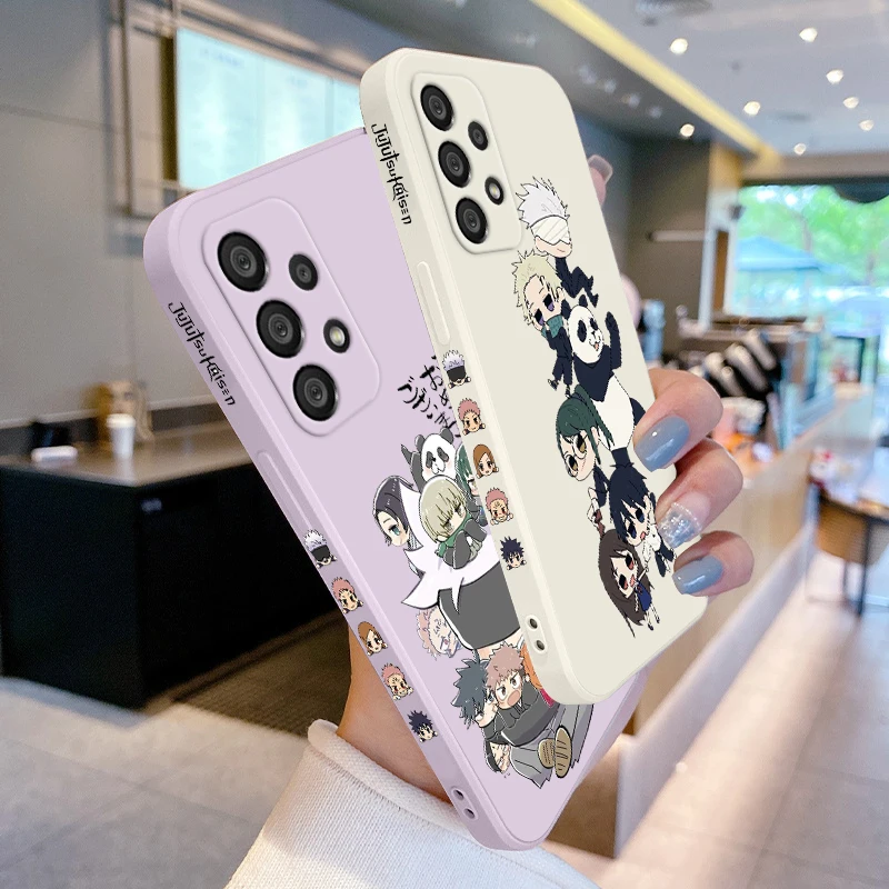 Аниме Чехол для Samsung A55 A53 A33 A52 A32 A71 A51 A21S A35 A25