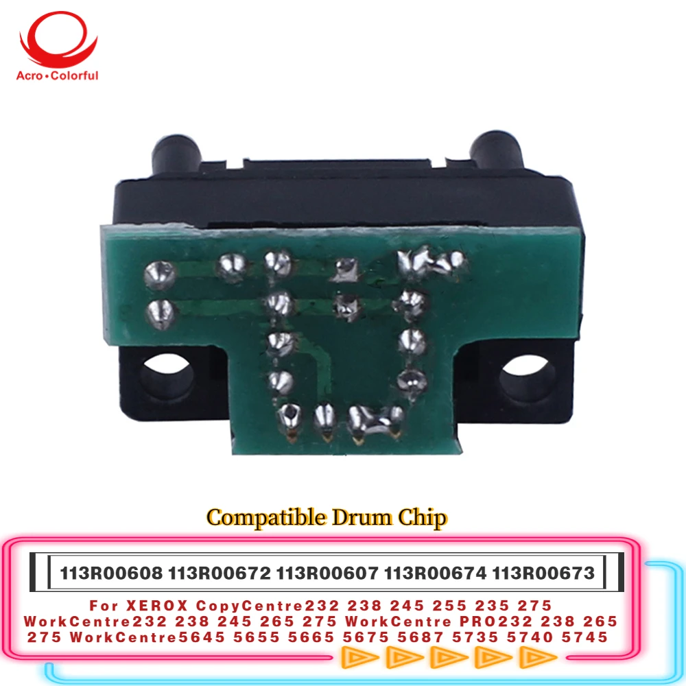 

200K High Capacity 113R00608 Drum Chip Apply to Xerox CopyCentre-232 238 245 255 235 275 WorkCentre5645 5655 5665 Laser Printer