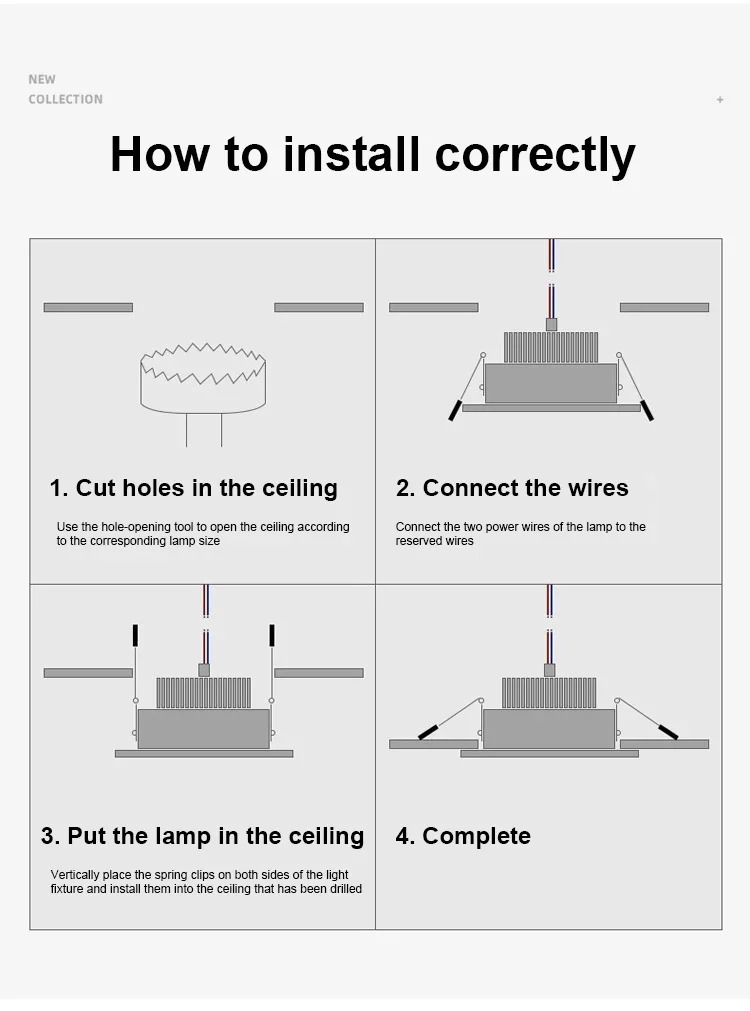 Светодиодный потолочный светильник встраиваемый внутренний светодиодный