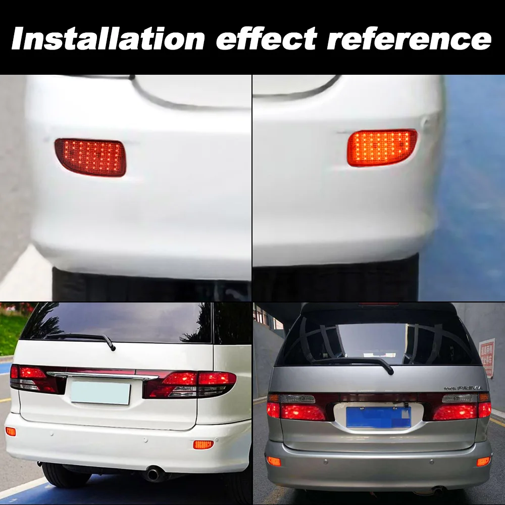 Для 2012-2017 Toyota Prius V и для 2014-2016 Scion tC Красный Светодиодный отражатель заднего