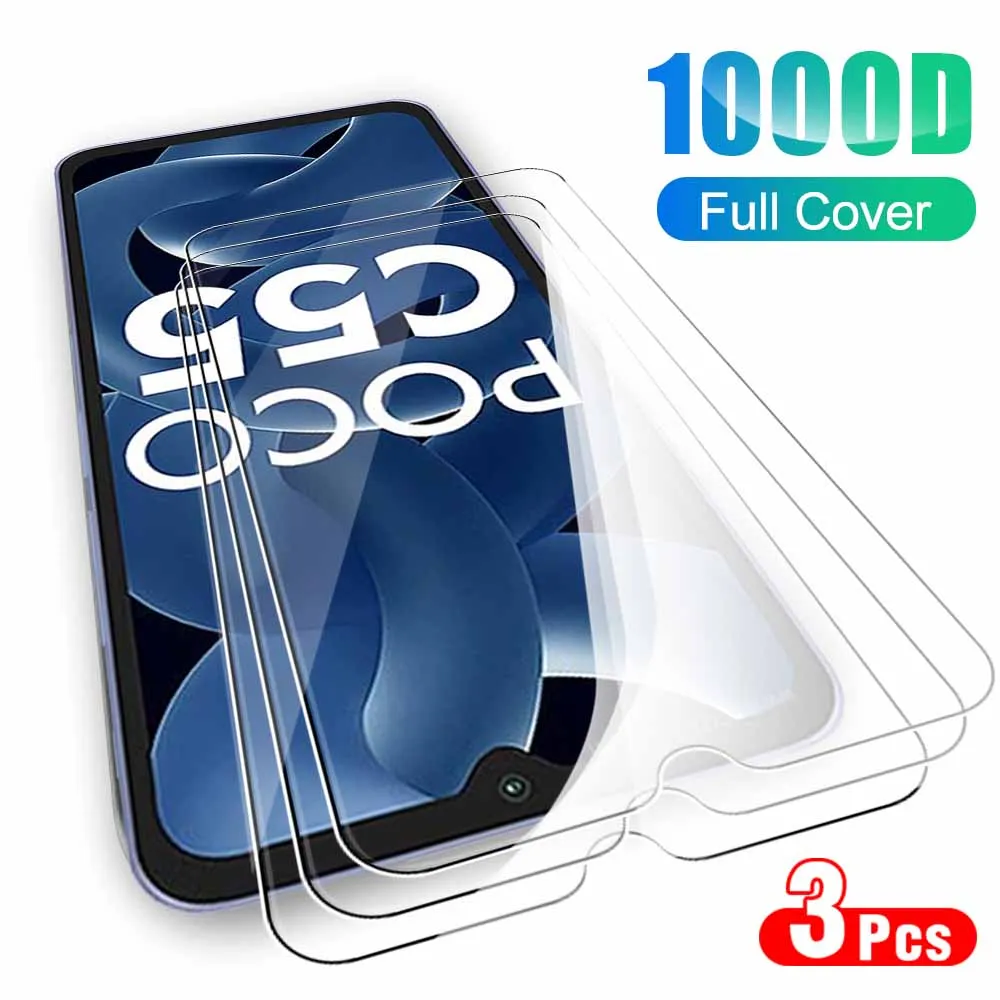 

Подходит для Xiaomi Poco C55, C40, C31, X5, X5Pro, X4Pro Защитные пленки для экрана, стеклянная пленка