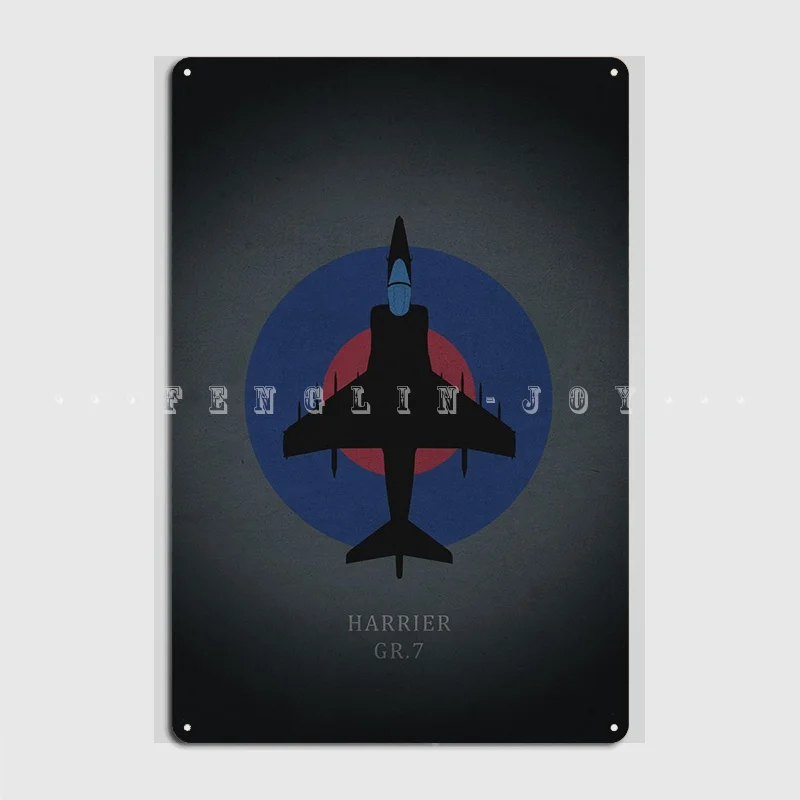 

Harrier Gr. 7 Metal Plaque Poster Wall Cave Garage Club Vintage Plaques Tin Sign Poster