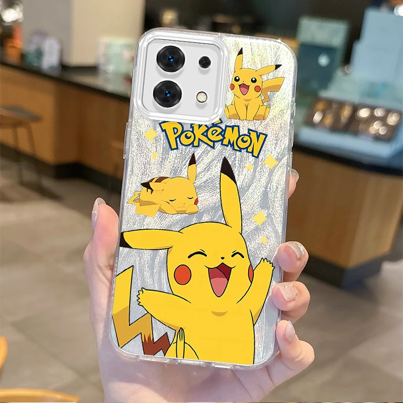 Милый аниме Покемон перо пряжа раньше для Redmi Note 13 12 11 10 9 ProPlus 13C 12C 10C A2 A1 Пикачу