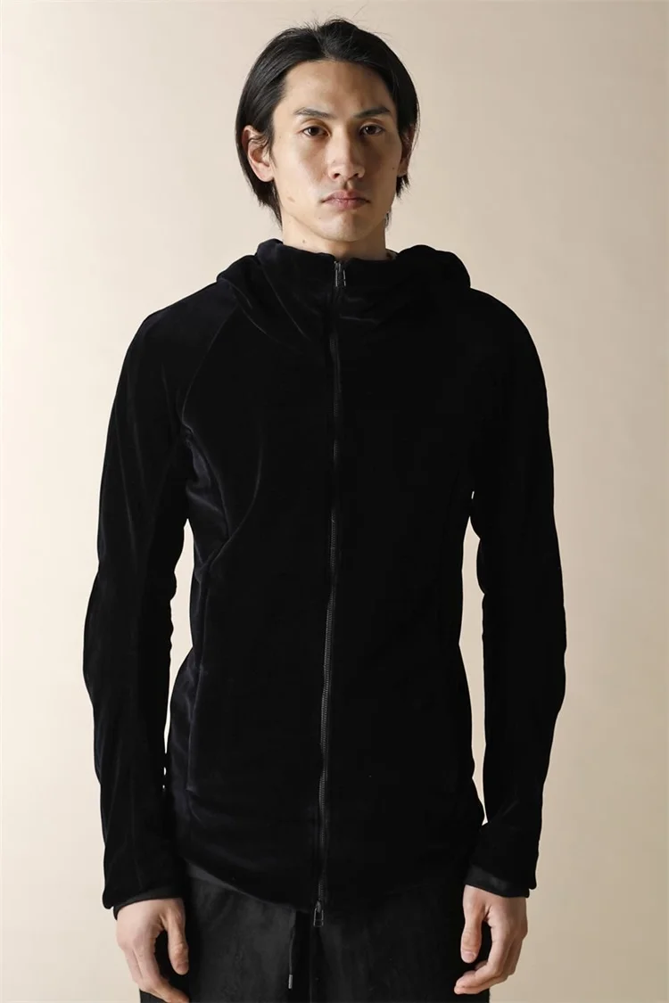 

Свитер с капюшоном мужской осенне-зимний плюшевый Кардиган куртка на молнии для отдыха Модная молодежная куртка модный мужской