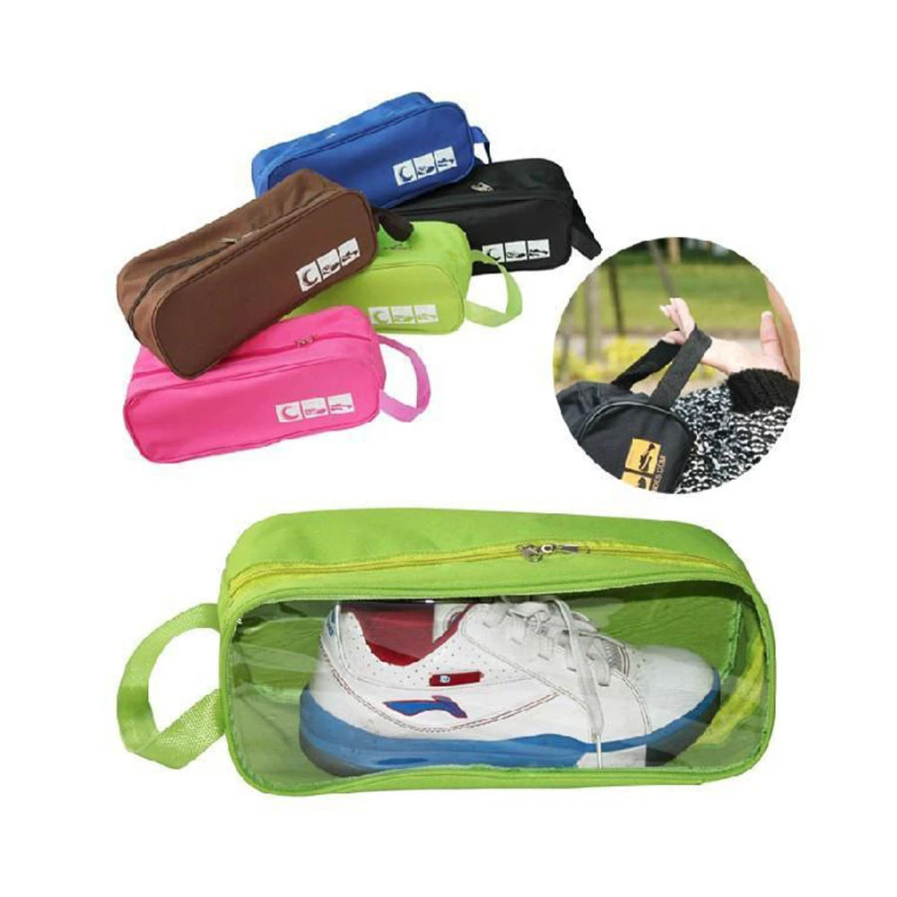 

New Travel Waterproof Breathable Travel Portable Waterproof Dustproof Shoe Bag Transparent Storage Bag