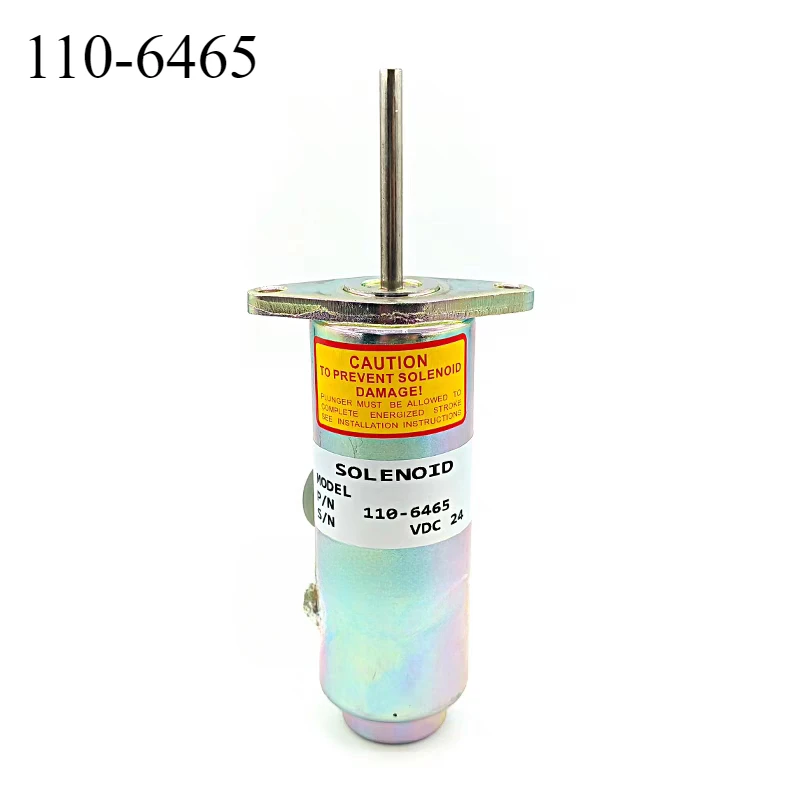 Válvula solenóide Flameout для двигателя Caterpillar parada de combustível 12V 24V 110-6466 110-6465 6T-4121 7N9504 1106465