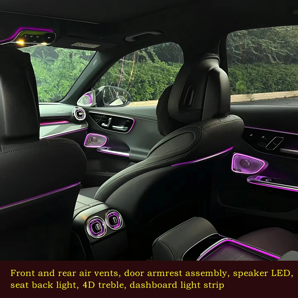 Автомобильный светодиодный комплект окружающего освещения для Mercedes Benz W206 X254