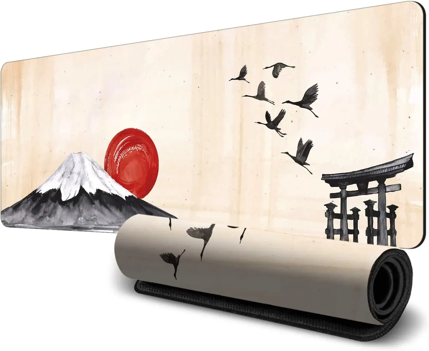 Japanese Mouse Pad HD Printing Design DEST Mat Mouse and Keyboard Pad Extended Surface Mouse Pads Pastel Kiseki Mountain