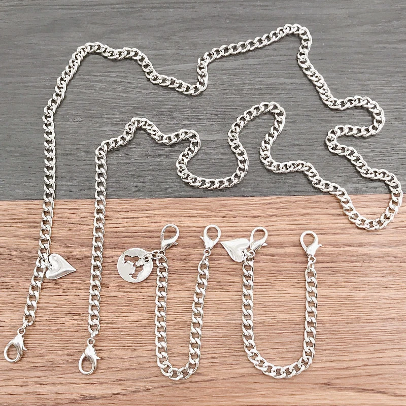 

Mobile Phone Lanyard Chain Bag Chain Love Pendant Chain Phone Case Hand-held Accessory Bag Handle Purse Belt Strap With Pendant