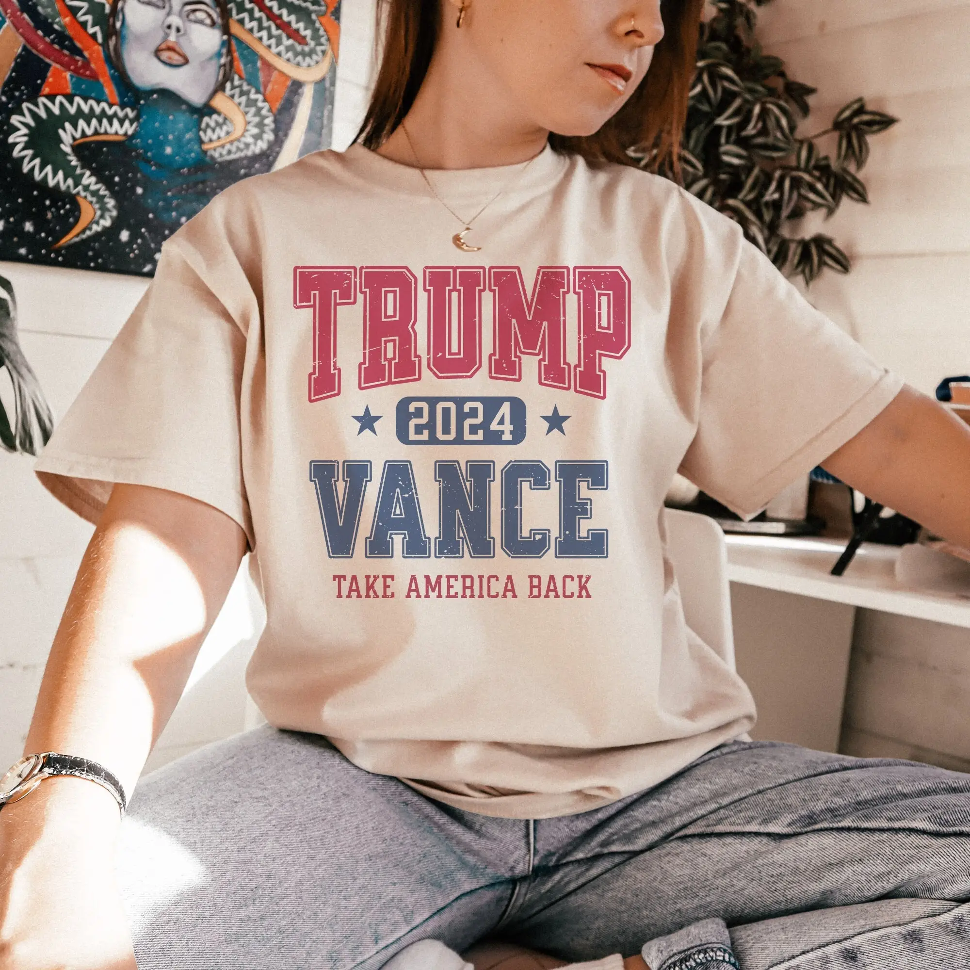 Футболка Trump Vance 2024 Donaldtrump Jd Pro Merch Republican S Election Political Maga