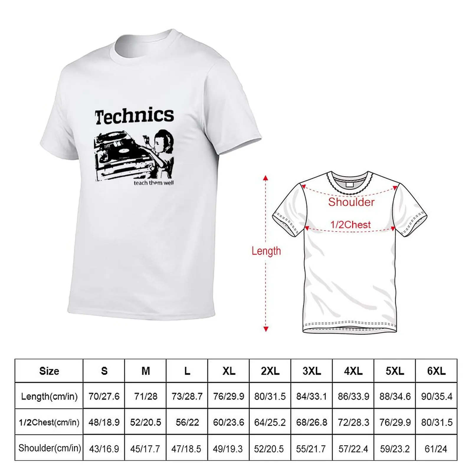 Футболка Dj Technics Teach Them Well хлопковая мужская