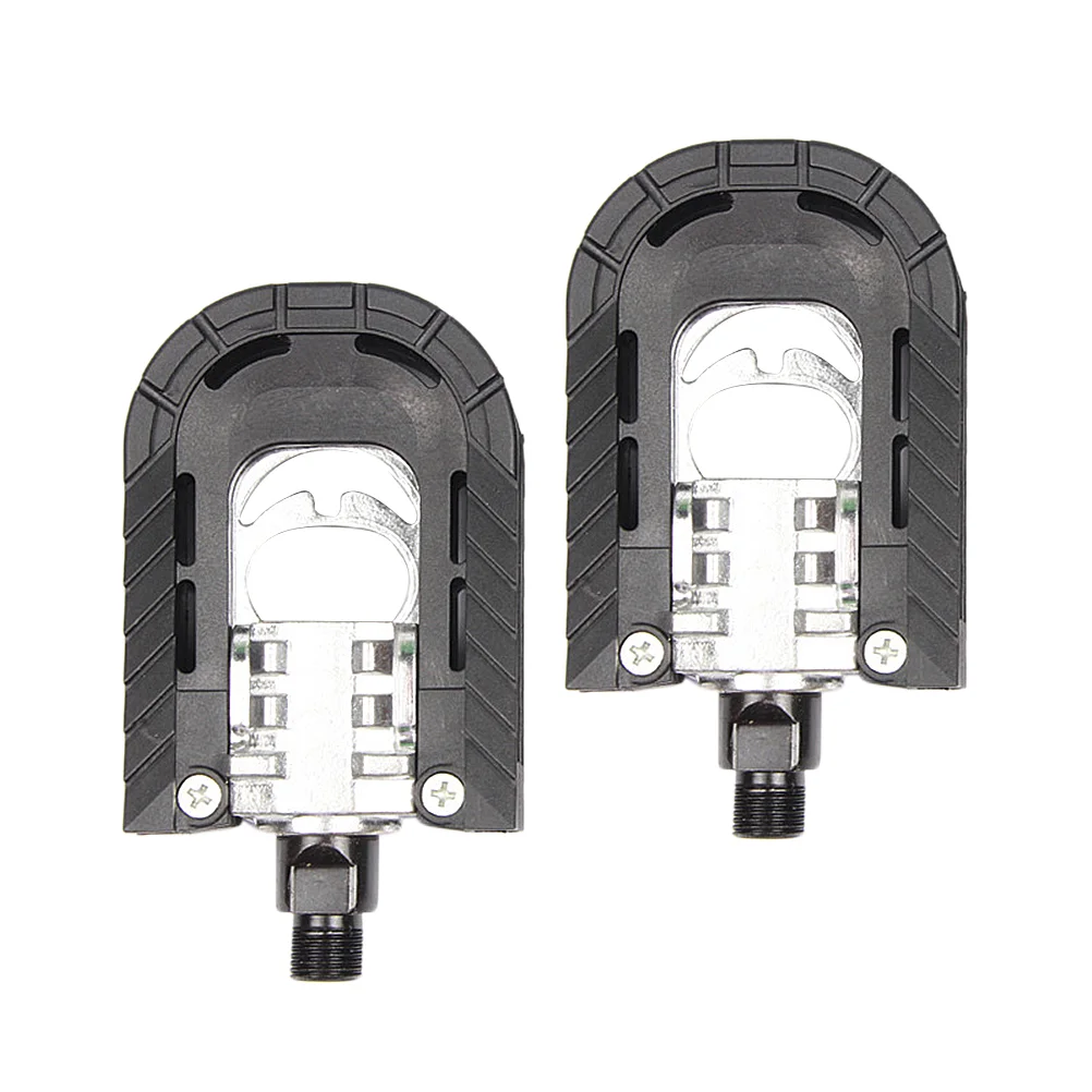 

Bike Supplies Pedals Cycle Pair Universal Mountain Folding Aluminum Alloy Non- Platform 90 Degree Foldable Flat Road