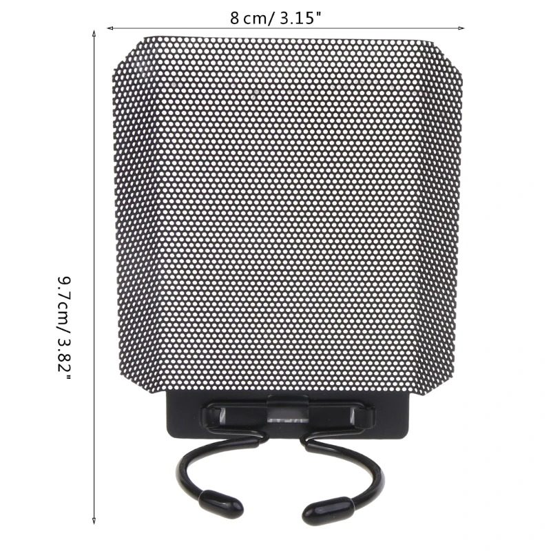 Filter, Mic  Screen with Metal Mesh, Compact Microphone  Shield Windscreen for Recording Studio,  Video images - 6