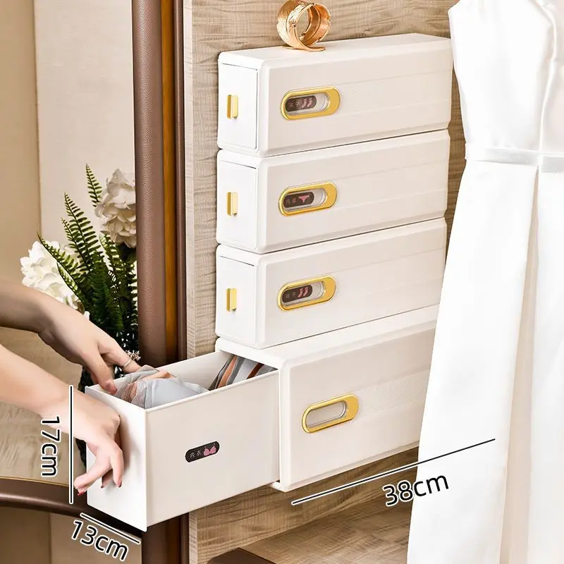 

Ящик для хранения, коробка для хранения нижнего белья, общежития, волшебное оружие, коробка для хранения носков и нижнего белья, без отверстий, домашний настенный шкаф