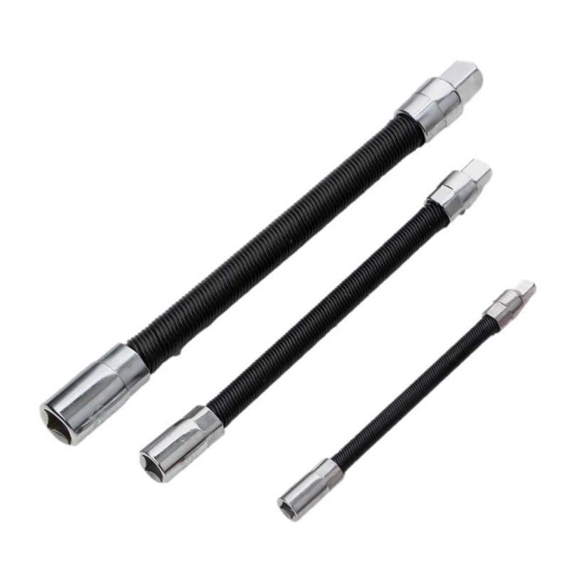 

Electric Wrench Sleeve Extension Rod Bendable Flexible Shaft Hose Cardan Shaft Connection 1/4 3/8 1/2 for Car Repairing