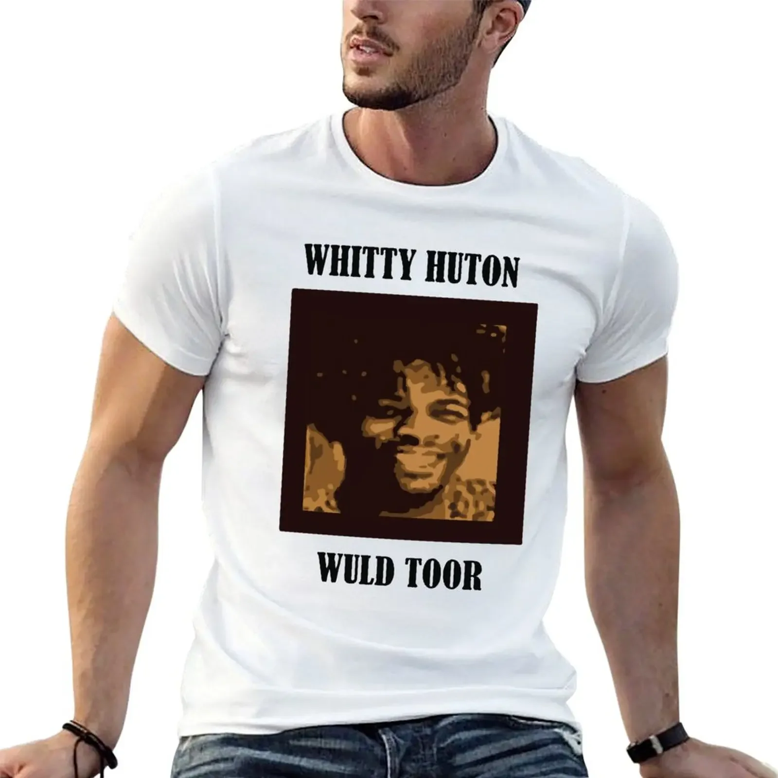 Футболка WHITTY HUTON WULD TOOR простые дешевые вещи уличная одежда мужские футболки с
