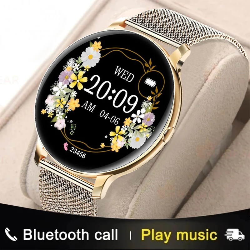 

Новинка 2023, умные часы с вызовом Bluetooth для женщин и мужчин, Смарт-часы с ЭКГ + ППГ, модные спортивные женские часы с GPS, водонепроницаемые браслеты для девушек