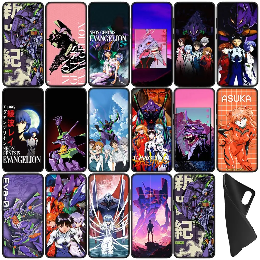 N-Neons G-Genesis E-Evangelions Чехол для телефона Xiaomi Poco C65 X3 NFC GT X4 M4 M6 Pro F3 Redmi 13C 14C Мягкий чехол