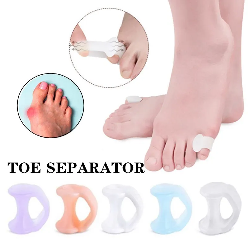 

Foot Care Relieve Toe Pain Valgus Correctors Bunion Hallux Daily Silicone Orthopedic Toe Separator Little Toe Thumb Separators