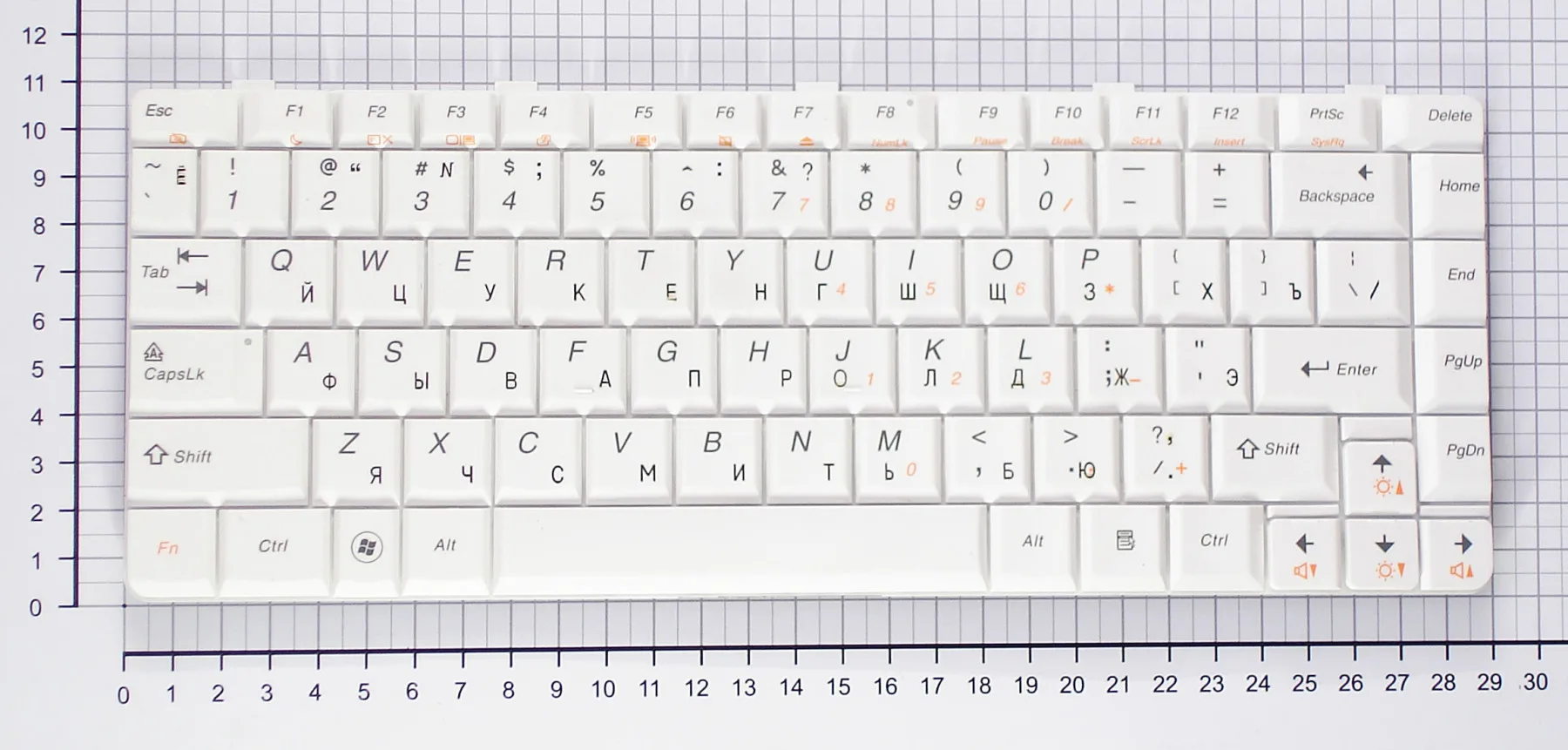 Клавиатура для Lenovo IdeaPad Y650 белая | Компьютеры и офис