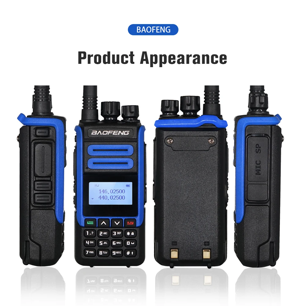 Real 10W BaoFeng BF-H7 Walkie Talkie Powerful Amateur Ham CB Radio Station BF-H7 Dual Band Transceiver 10KM Hunting Intercom