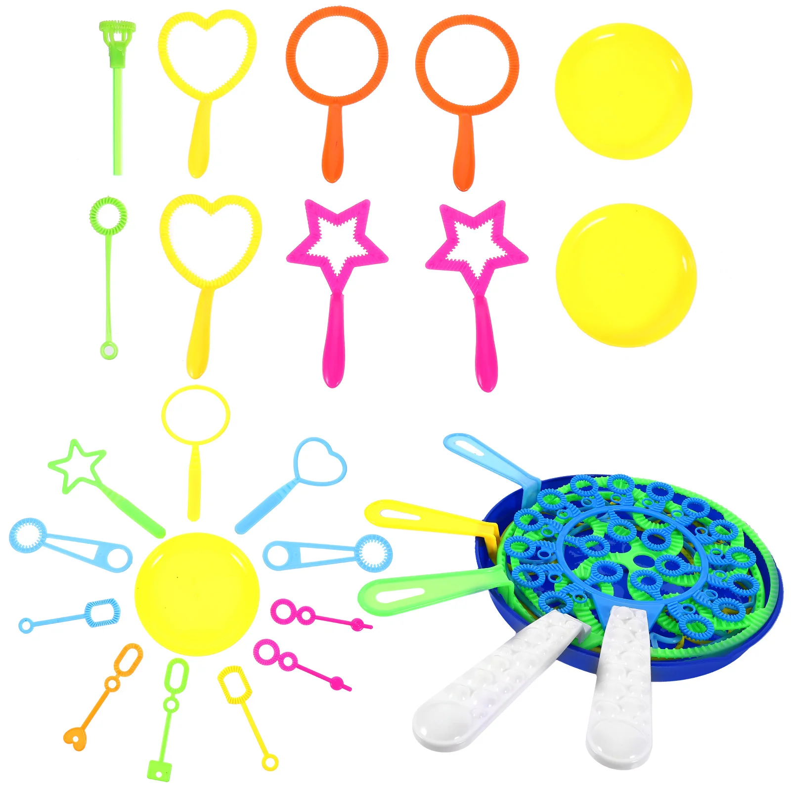 

28 Pcs Bubble Stick Tool Child Maquina De Para Niños Plastic Making Toys