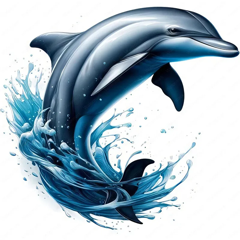 

Дельфин наклейка на унитаз