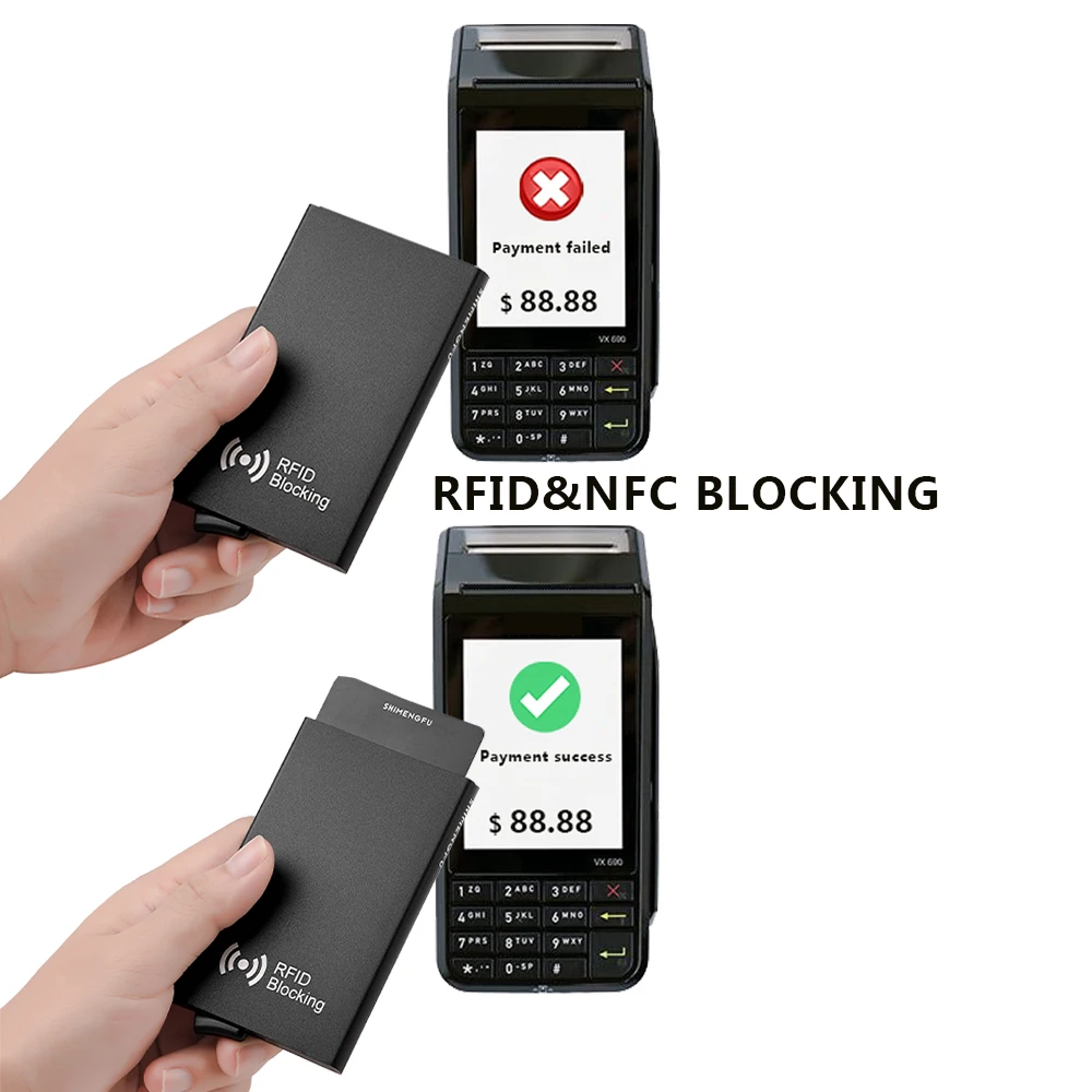 Credit Card Holder Case Wallet Men Brand Design Anti Rfid Blocking Magic Slim Mini Wallet Small Money Bag Purse 2023